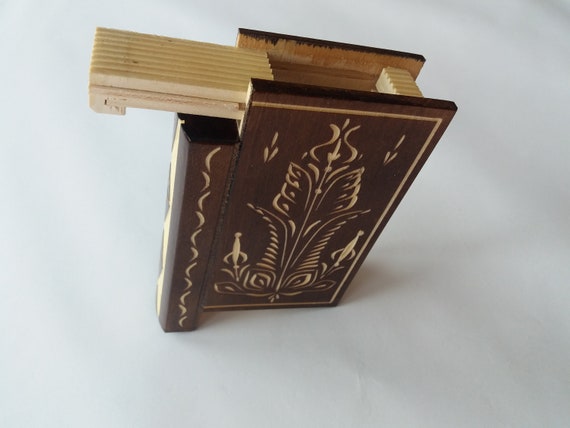 Scatola di gioielli scatola di puzzle magico verde tesoro mistero segreto vano di stoccaggio scatola di legno decorazioni per la casa rompicapo Scatola di gioielli scatola di puzzle magico verde tesoro mistero segreto vano di stoccaggio scatola di legno decorazioni per la casa rompicapo
