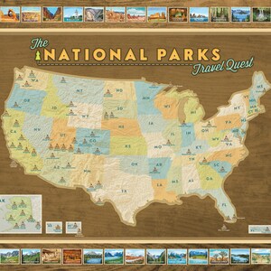 National Parks Travel Quest Poster image 4