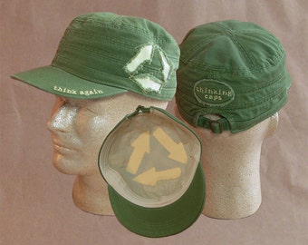 Think AGAIN! 100% Organic Cotton Corps-Style Thinking Cap