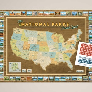 National Parks Travel Quest Poster image 8