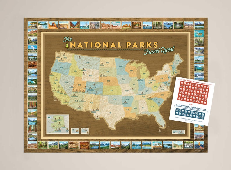 National Parks Travel Quest Poster image 8