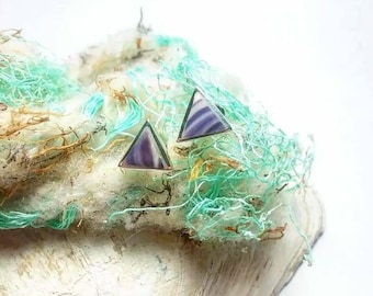 Wampum Triangle Studs*promo photo