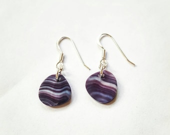 Small 1/4 inch Wampum Earrings*promo photo