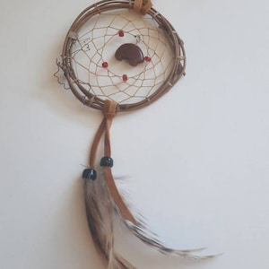 1 Authentic Native American made large dream catcher with Turtle feather