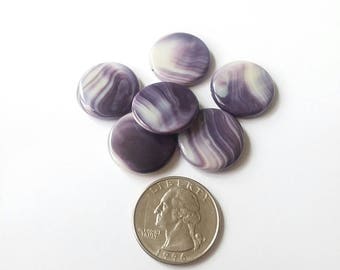 2 Wampum 3/4 inch(20mm) chip cabochon *promo photo