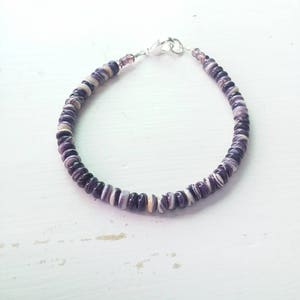 1 Necklace All Wampum medium beads 8mm choose a length