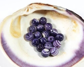 2 PEARL Dark Beads 3mm-5mm Wampum *promo photo