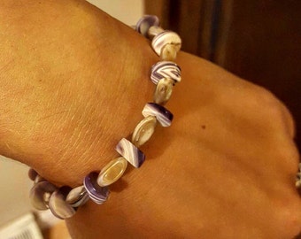 1 Wampum & Oyster Bracelet choose from sizes 6,7,8,9