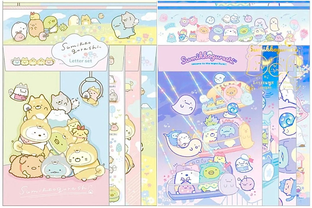 8 Sanx Letter Set Samples,kawaii Stationery,japanese Sanx Stationery