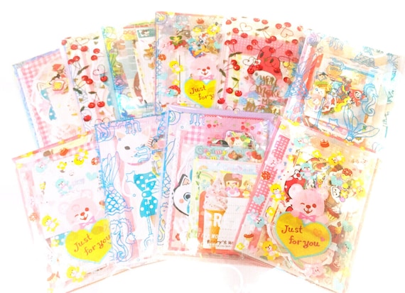 Large Kawaii Memos 30 Sheet Grab Bag San-x Crux Japanese