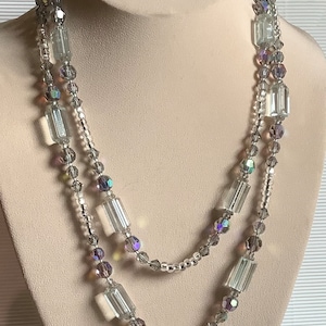 Long Crystal Rope Necklace