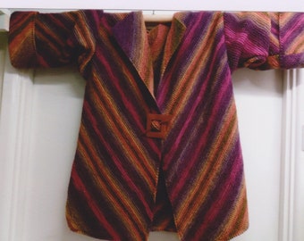 Zick Zack Cardy Doppelstrick Muster