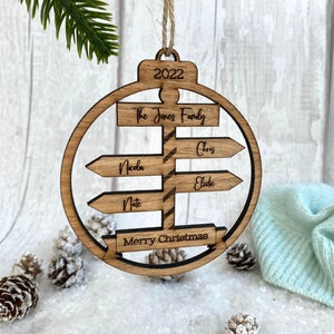 Personalised Family Christmas Decoration | Family Christmas Ornament | Family Christmas Decoration | First Family Christmas
