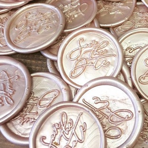 Wax Seal Stamp | Self Adhesive Wax Seal | Save The Date Wax Seal | Peel n Stick Wax Seal | Wedding Wax Seal | Save The Dates | Wax Seal