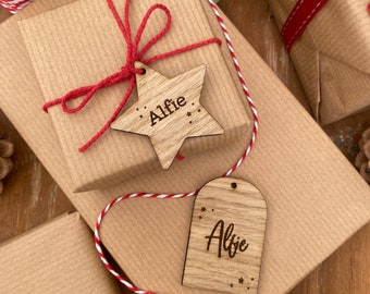 Personalised Christmas Gift Tags | Personalised Present Tags | Gift Tags | Personalised Wooden Gift Tag | Christmas Tags | Holiday Tags