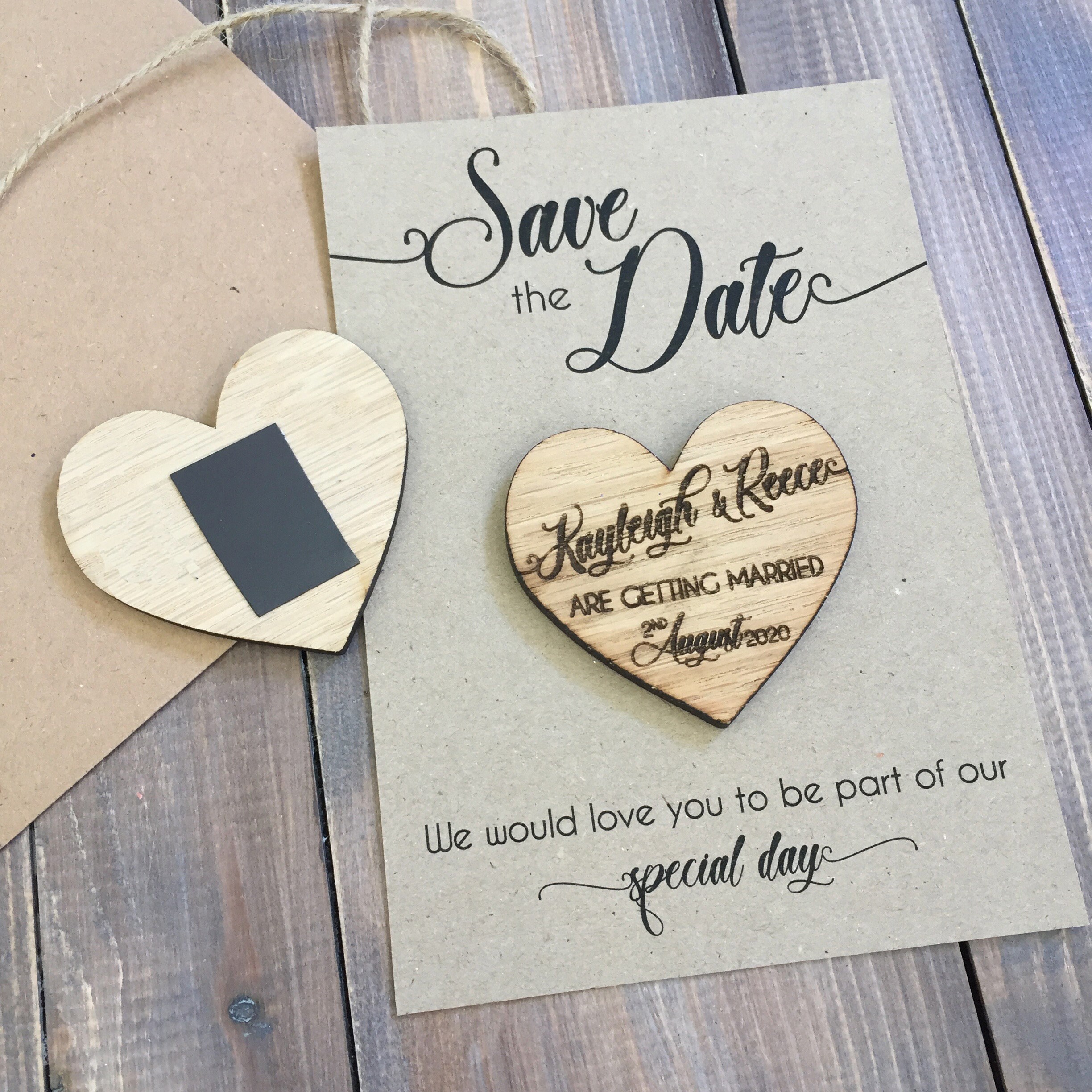 Save the Date Save The Date with Cards Etsy