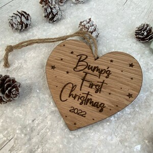 Bumps 1st Christmas Bumps First Christmas Decoration From the Bump First Christmas Bump Gift Baby Shower Gift Pregnancy Present image 2