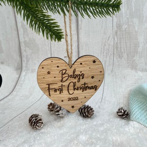Baby's First Christmas Bauble | Baby's First Christmas Decoration | Personalised Christmas Decoration | First Christmas Decoration