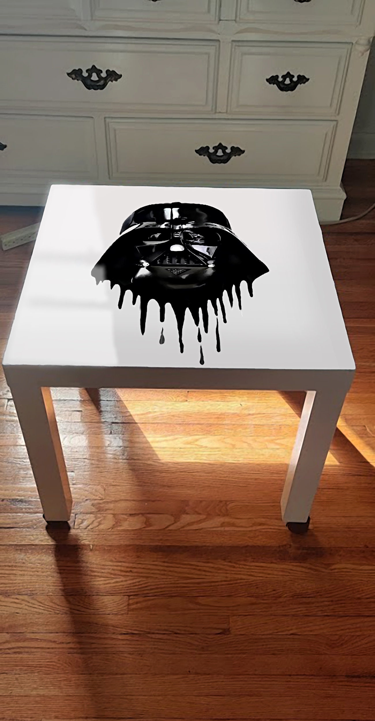 Star Wars epoxy resin coffee table. Custom furniture on Etsy