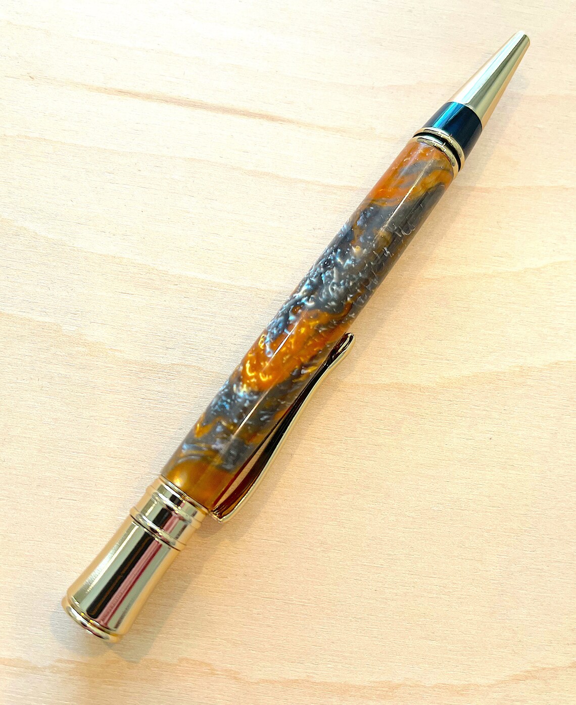 Lava Lamp Molten Metals Acrylic Ballpoint Pen Etsy