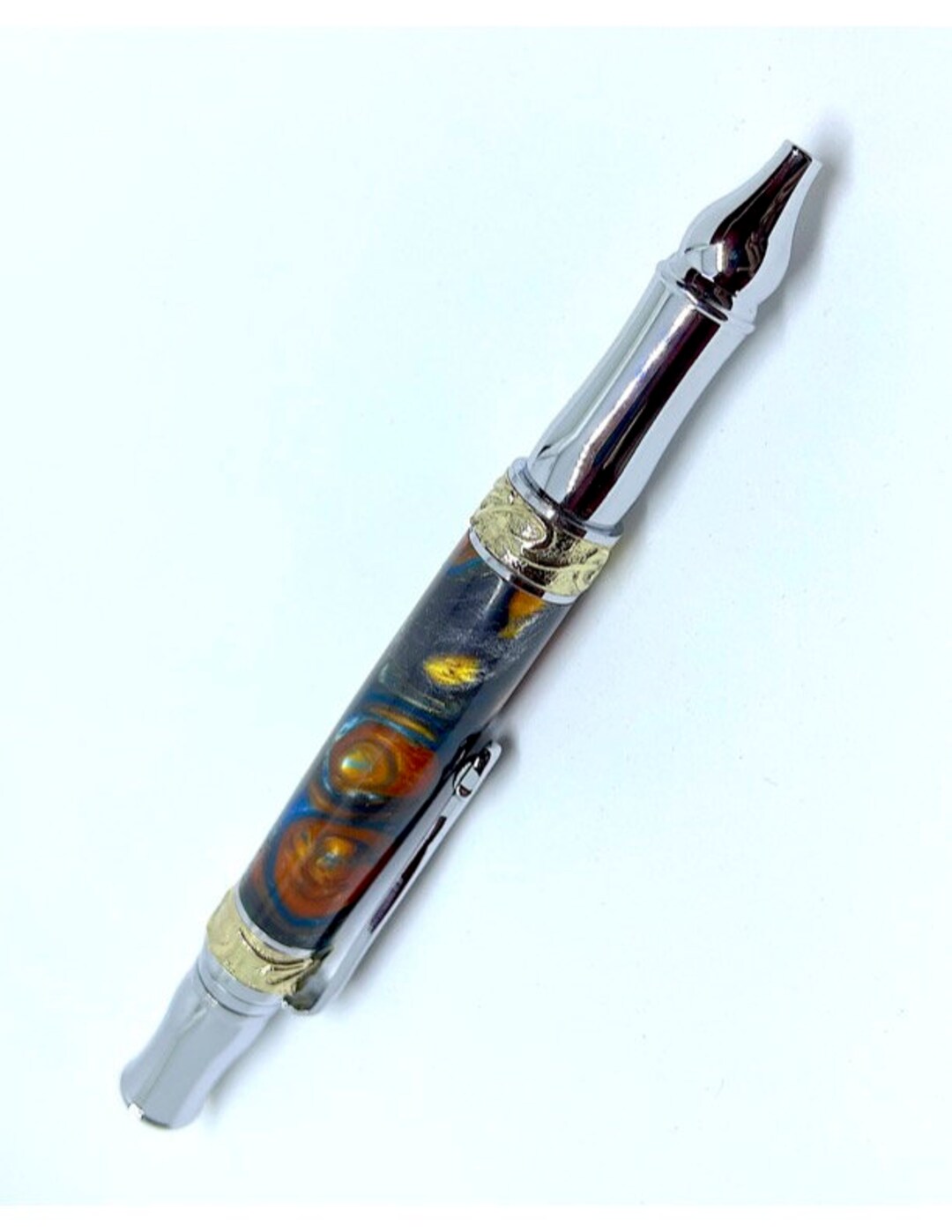 Firework Explosion In Pen Lava Explosion Pele Acrylic Ballpoint Pen - Etsy