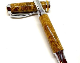 Pluma estilográfica de fresno negro