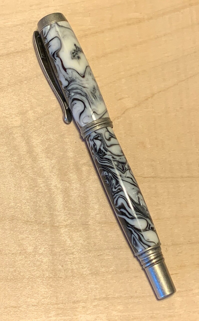 Zen Rhino Acrylic Rollerball Pen Etsy