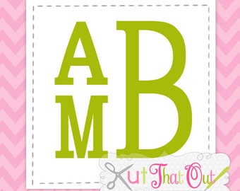 Download EXCLUSIVE Elegant Scroll Monogram SVG & DXF Font Cut Files ...