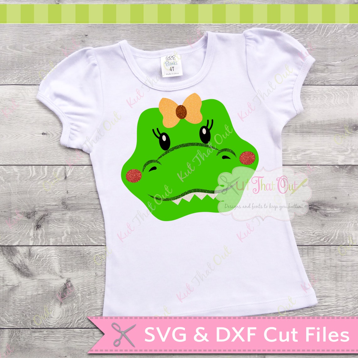 EXCLUSIVE Gator Girl Face Mascot SVG & DXF File Etsy