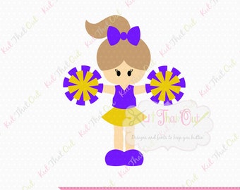 EXCLUSIVE Cheerleader Stand SVG & DXF File