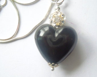 1 Strand Light Blue Hematite 6mm Heart Shaped Beads BD917 