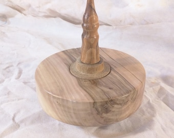 Hollow form with finial stopper/lid