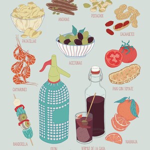 illustration, limited edition print (vermut time)
