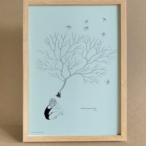 drop, limited edition print, focus, wall art, size A4