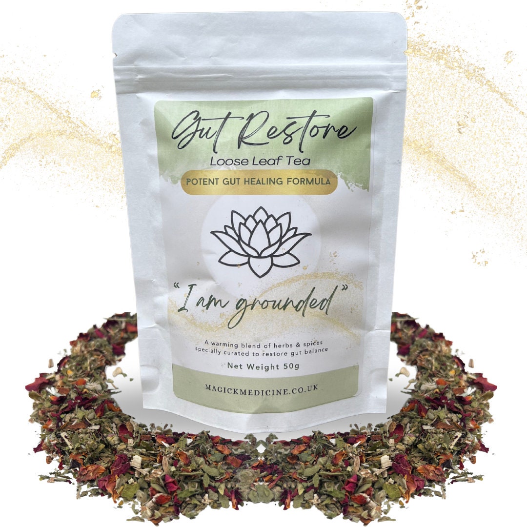 GUT RESTORE TEA Marshmallow Root Heal Lining Constipation Bloating