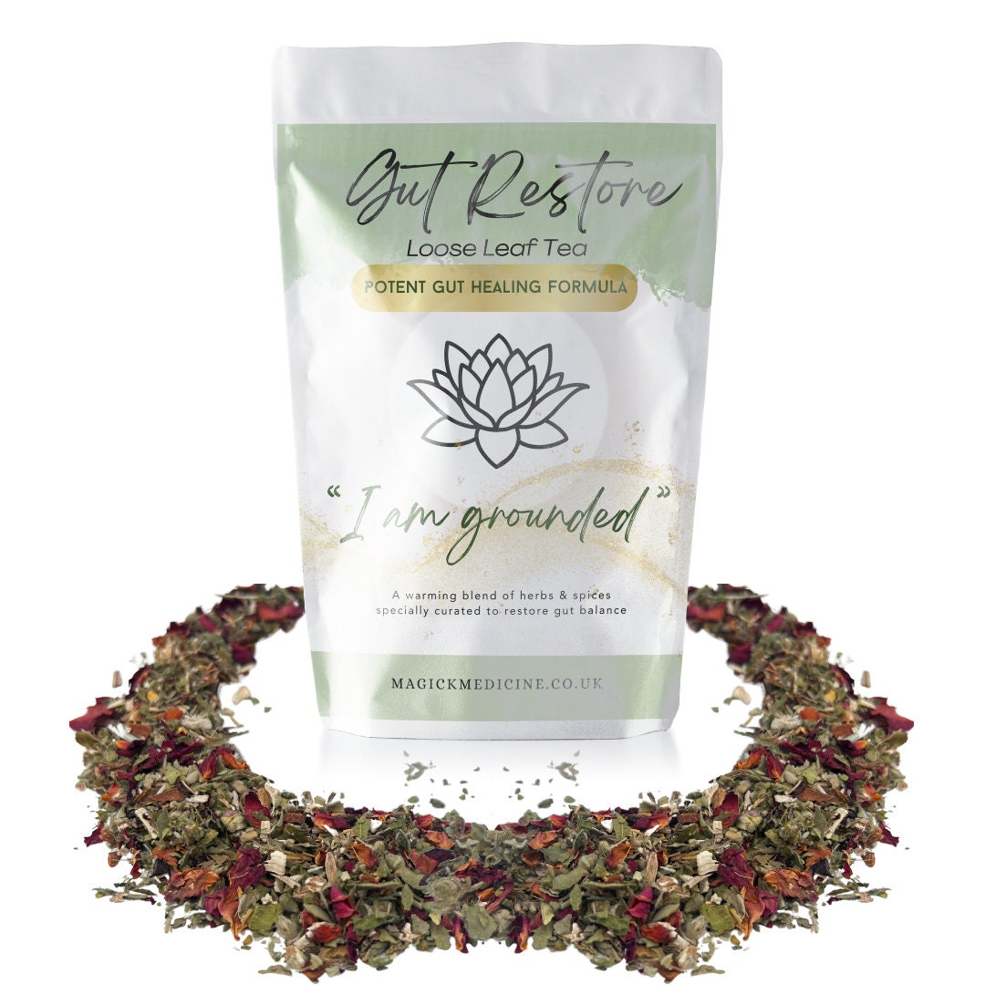 GUT RESTORE TEA Marshmallow Root Heal Lining Constipation Bloating