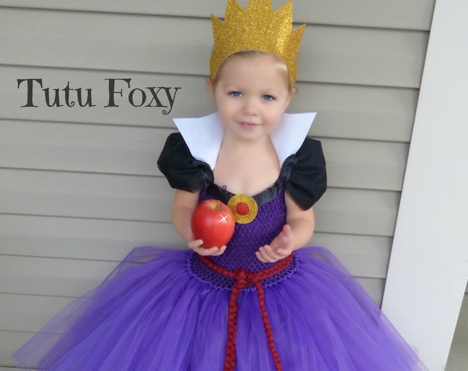 Evil Queen Tutu Dress, Evil Queen Costume, Snow White Birthday Outfit