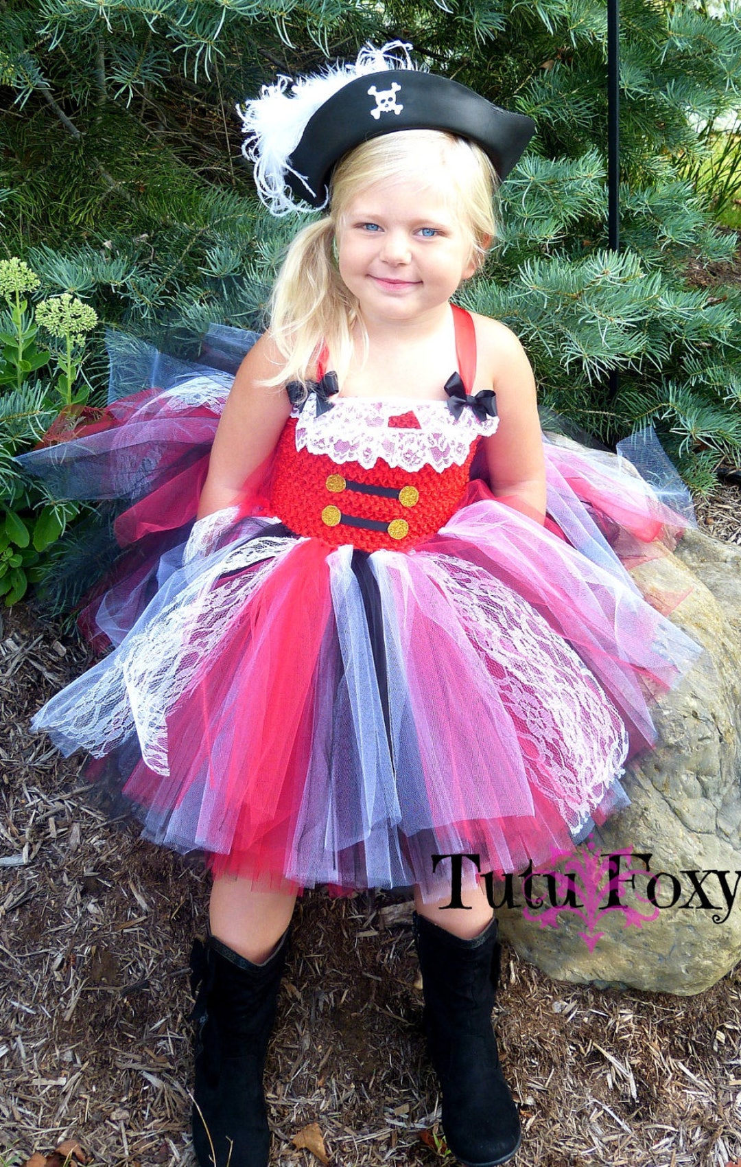 Pirate Costume Pirate Tutu Dress Girls Pirate Costume Etsy