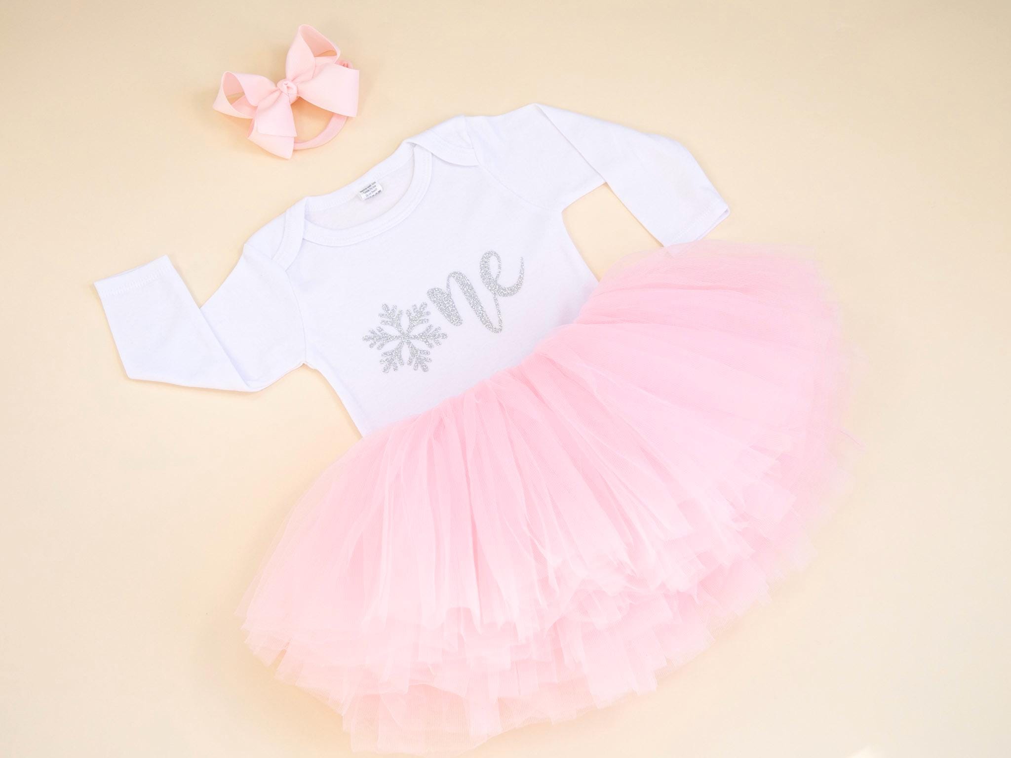 navy blue dress for baby girl Buy Winter Onederland 1st Birthday Outfit: Snowflake Bodysuit, Feather Tutu  Online in India main image 0