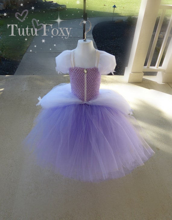 purple princess dress