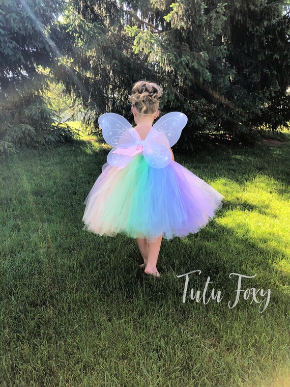 Disfraz de Hada Arco Iris Disfraz de Vestido de Hada - Etsy España