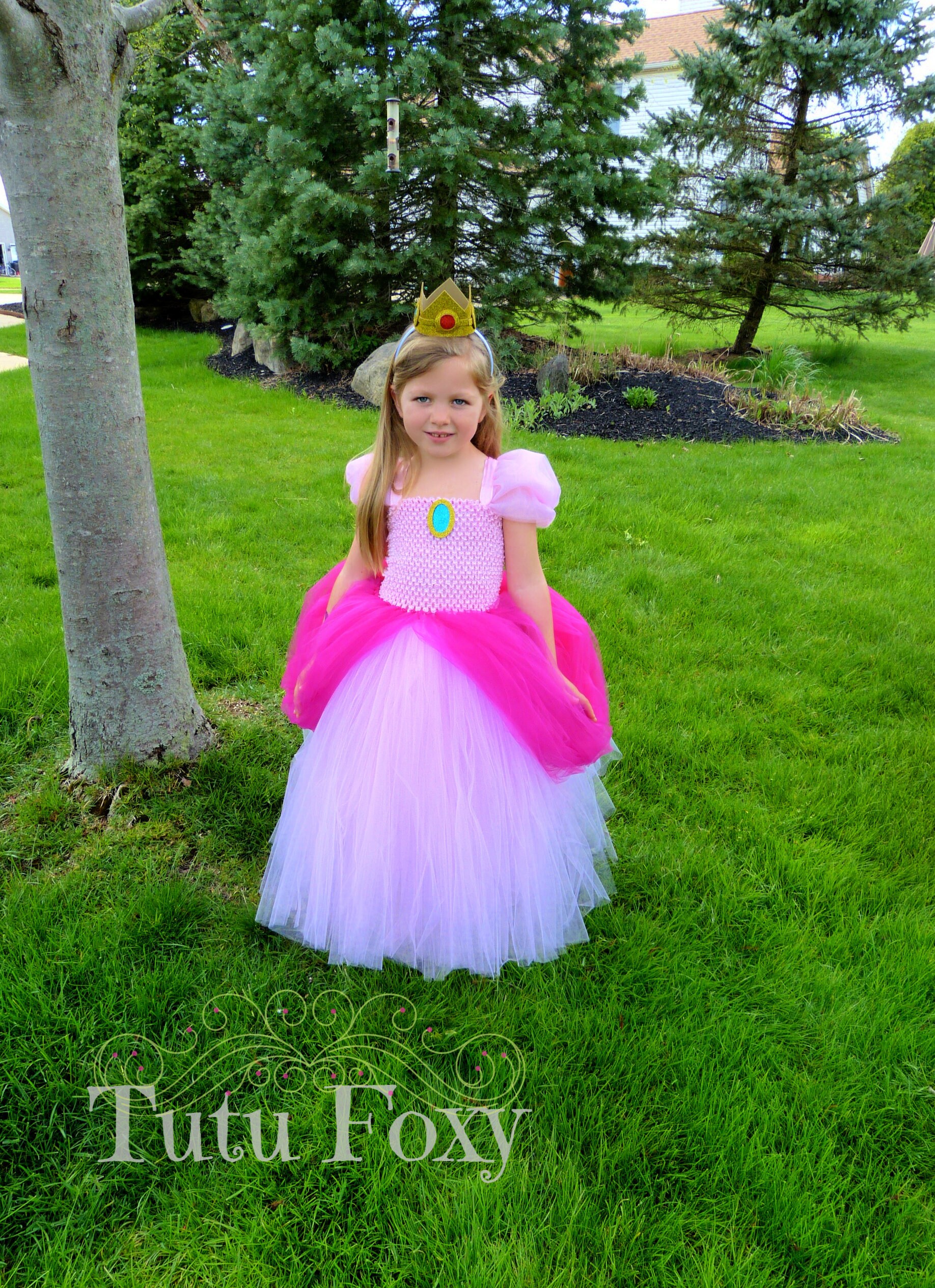 Tutu Vestido De La Princesa Peach Vestido Tutu Princesa Peach