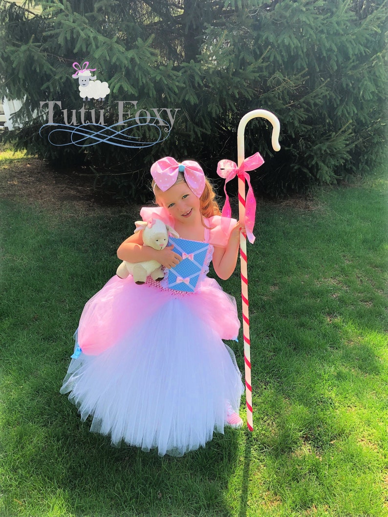 Little Bo Peep Tutu Dress Little Bo Peep Costume Halloween Etsy