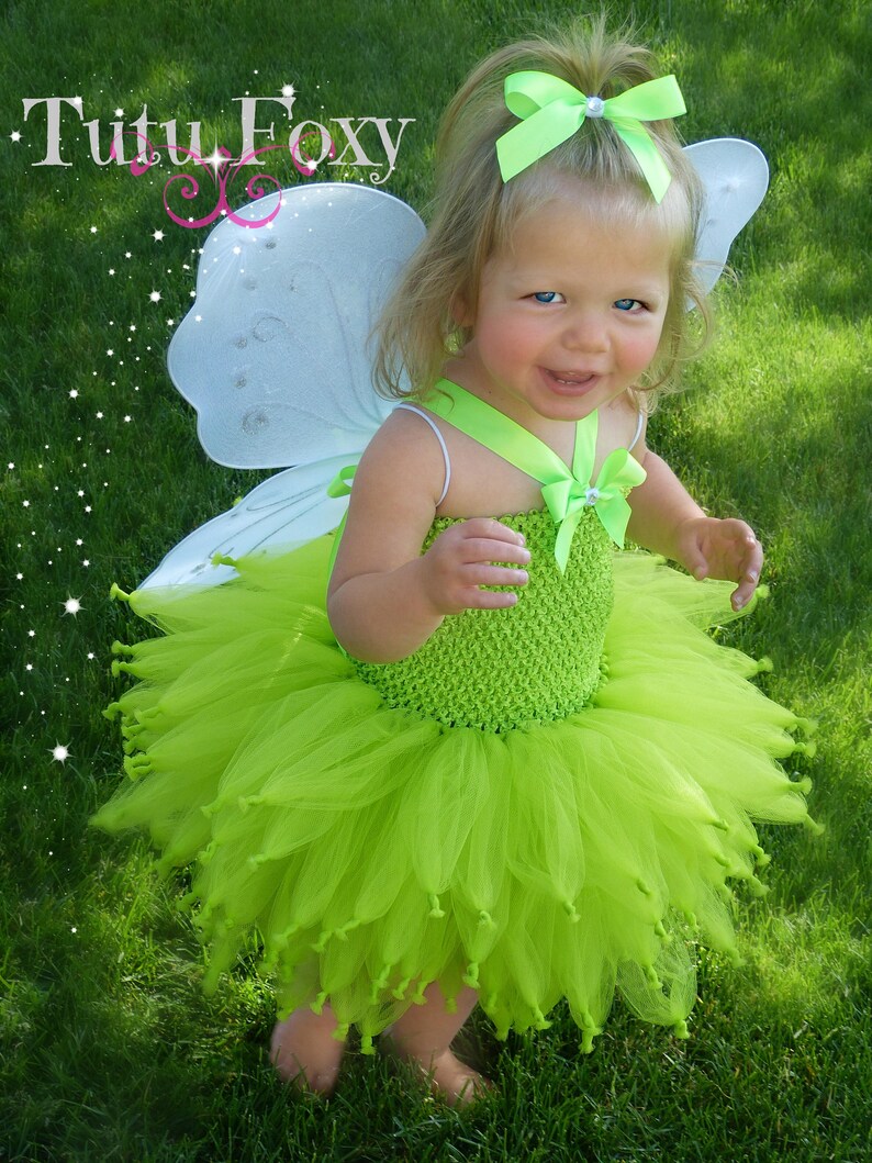 tinkerbell tutu dress for baby
