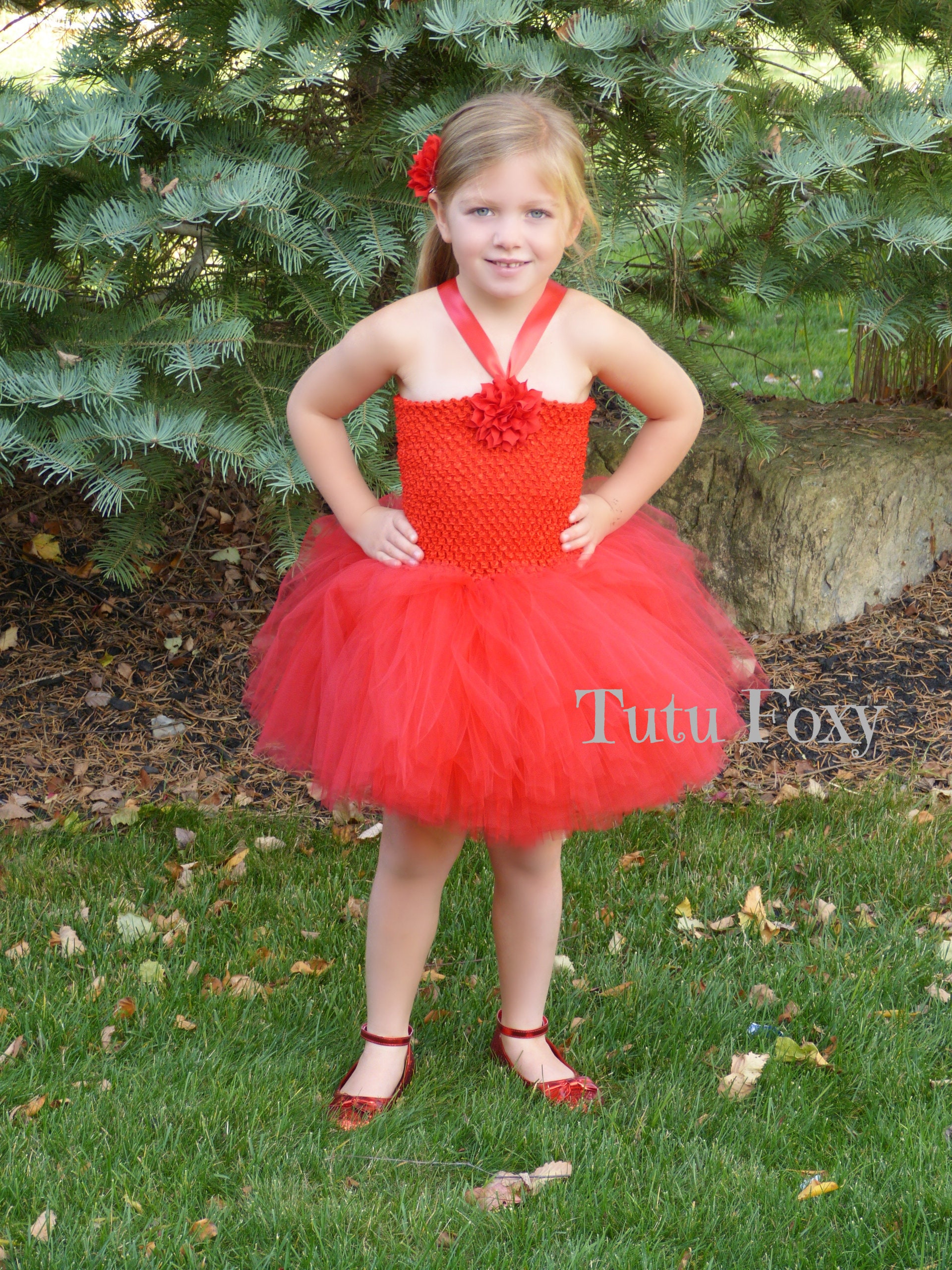 red tutu dress for baby girl
