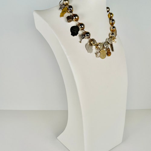 SEVEN BAD DECISIONS Make Light of shops Misguided Romance on This Choker-Length Charm Necklace
