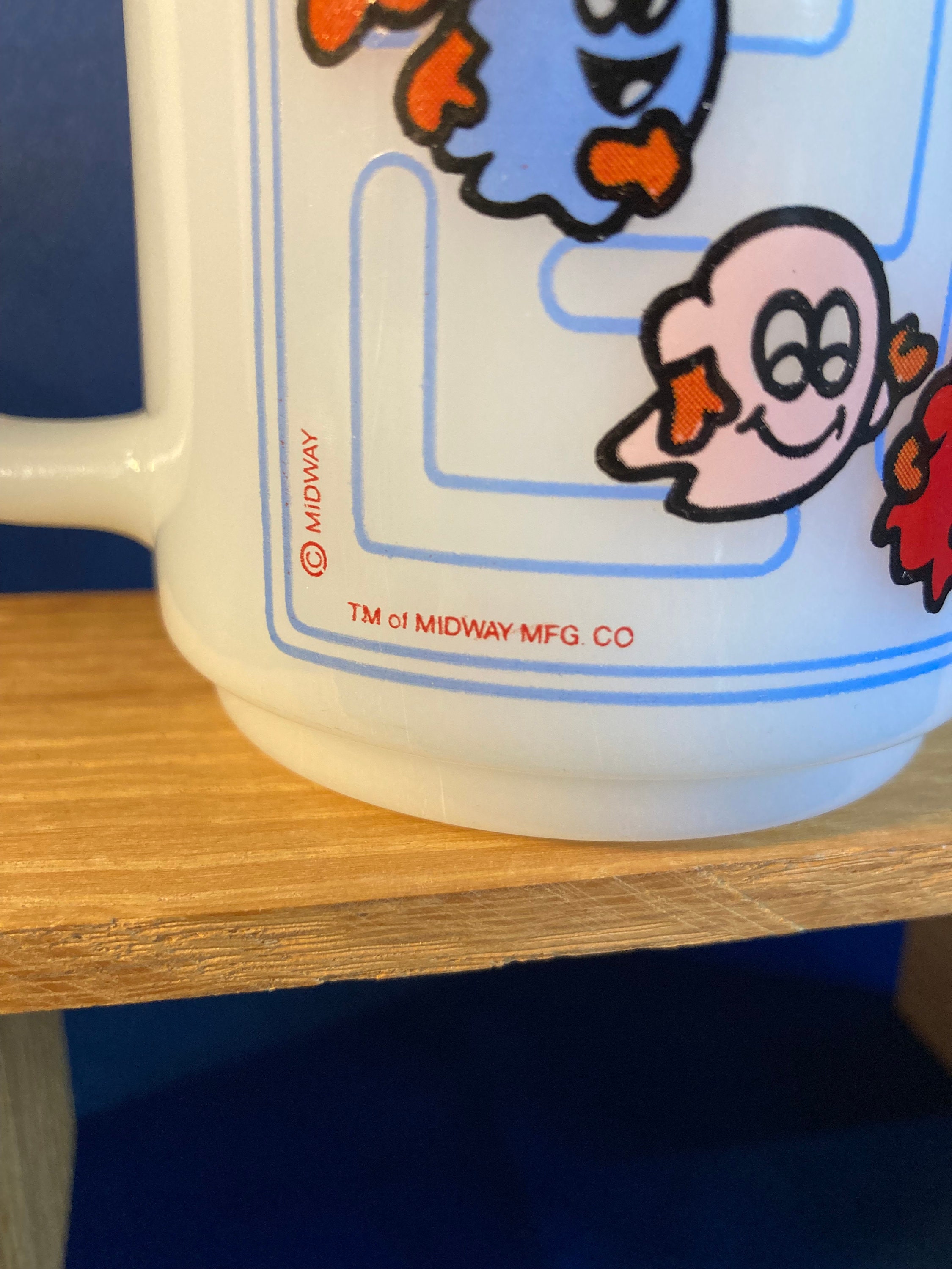 1 Glasbake Pac-man Mug - Etsy