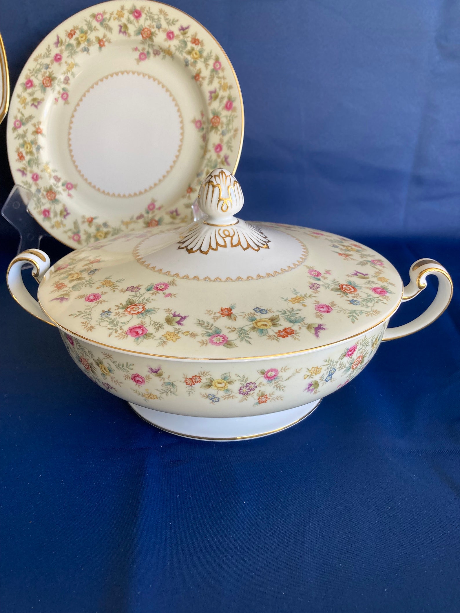 24 Piece Noritake Smilax Dinnerware Set Service for 4 Etsy