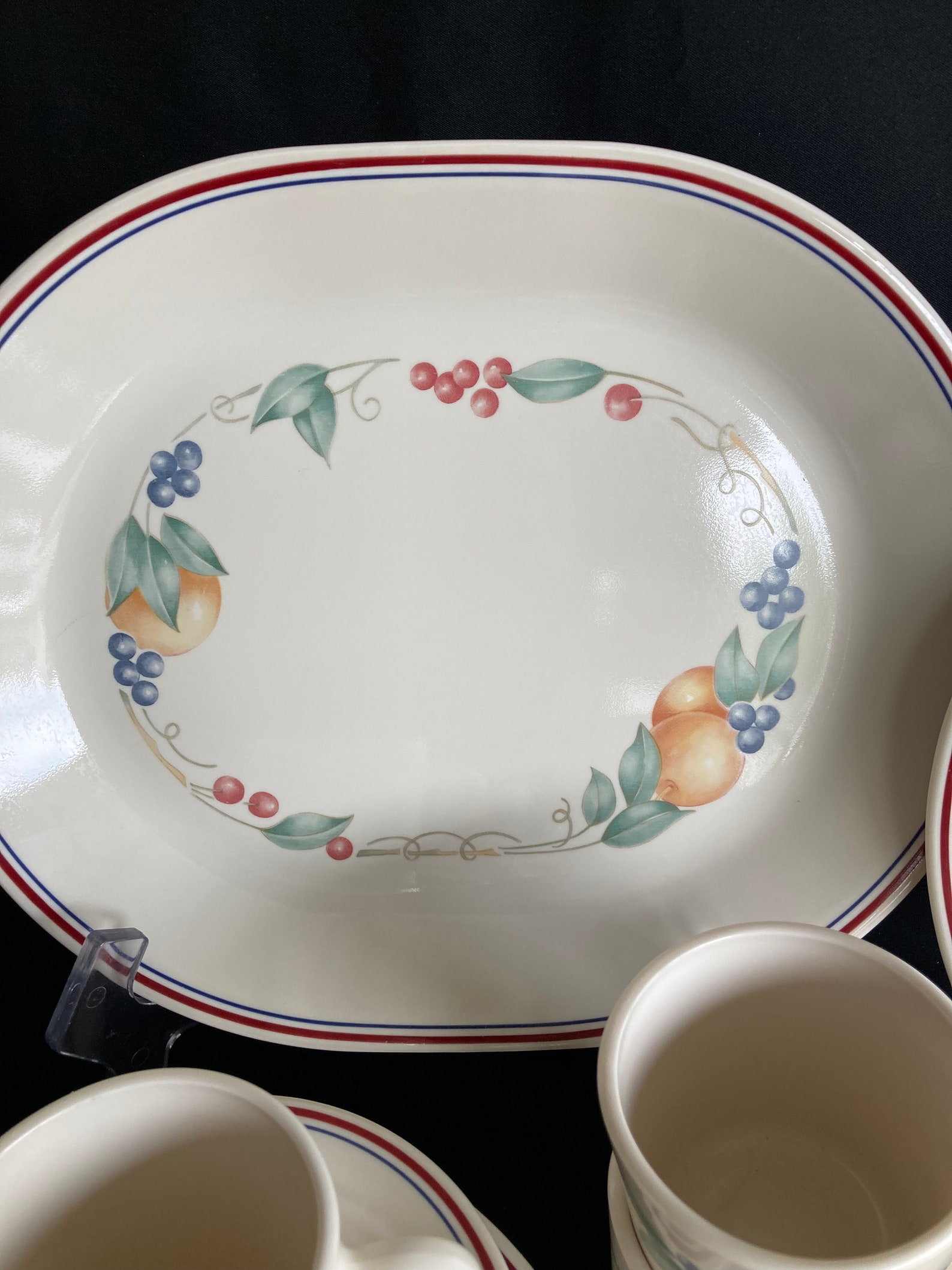 21 Piece Corelle Abundance Dinnerware Set Service for 4 Etsy