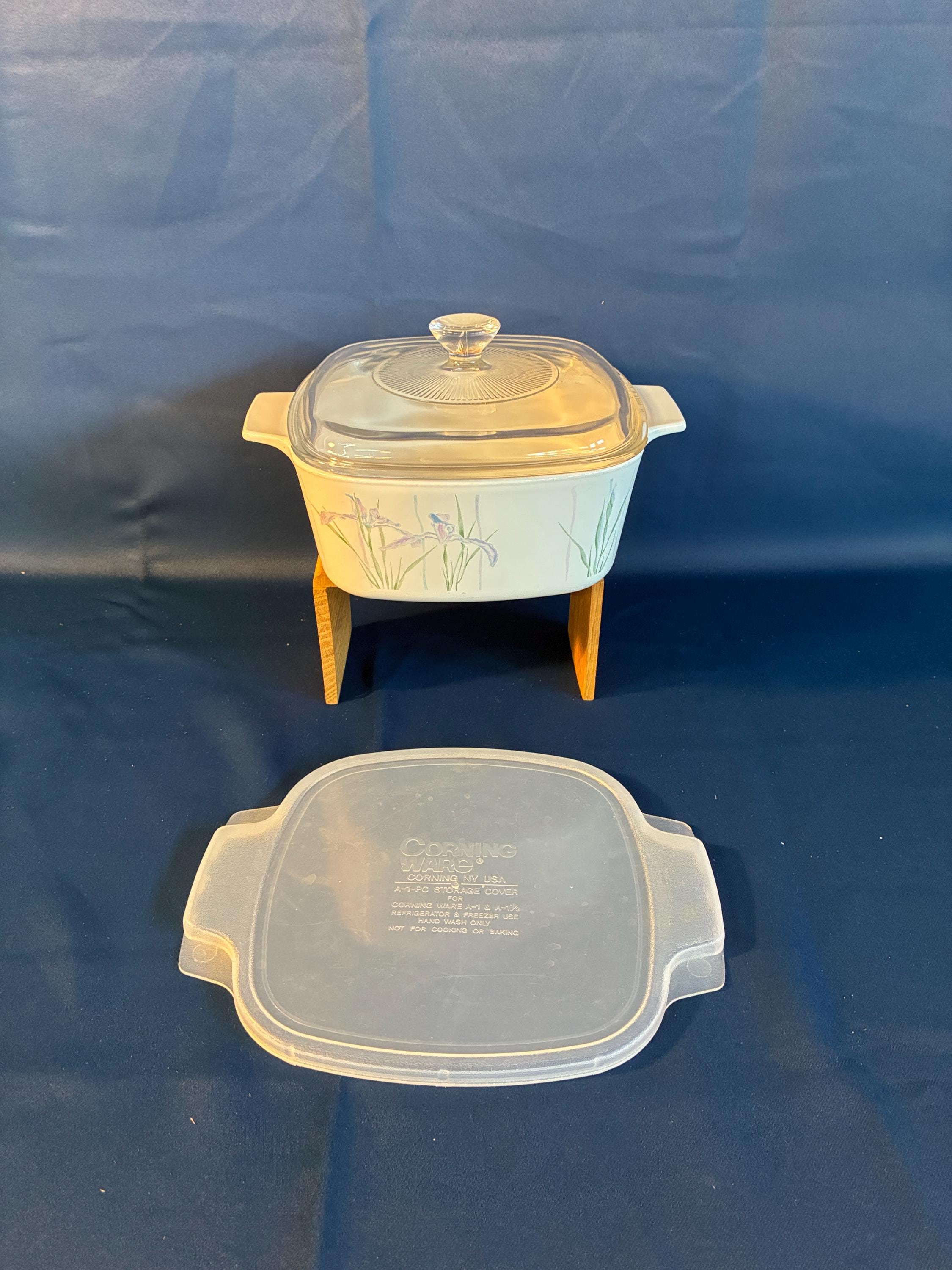 Corning Ware Shadow Iris 1.5L (1 1/2 Quart) Casserole And 2 Lids
